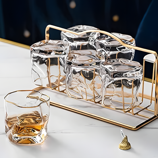 Glass Cups Set 6 Pieces
